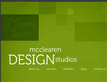 Tablet Screenshot of mcclearendesign.com